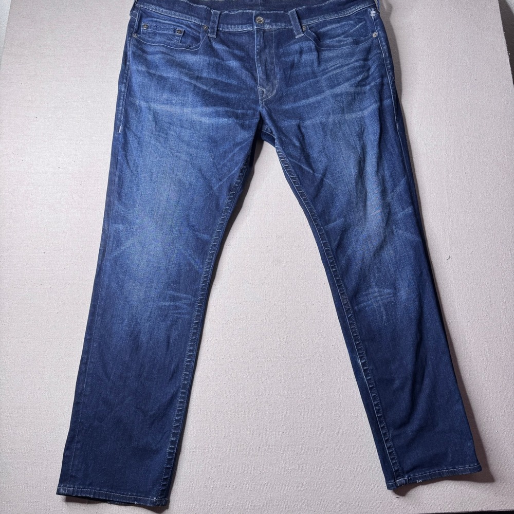 True Religion Geno Relaxed Slim Jeans 44 Blue Wash Men's Denim Y2K Streetwear - Picture 2 of 8
